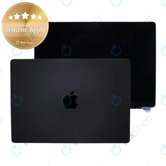 LCD kijelző MacBook Pro 14", A3112, A3185 (2024), első üveggel és fedéllel, Space Black, 661-41794, Genuine Apple