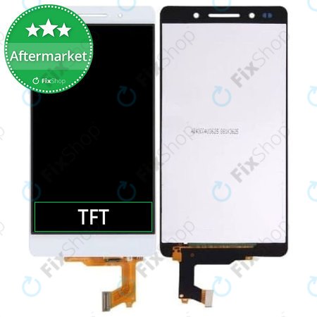 Huawei Honor 7 - LCD Kijelző + Érintőüveg (White) TFT