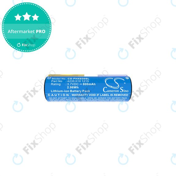 Akkumulátor Oral-B Genius X, Smart 6000, Philips Diamondclean, Easyclean, 800mAh, Li-Ion, 3.7V, 4235 010 13068, HQ