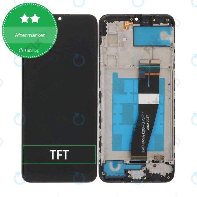 Samsung Galaxy A02s A025F - LCD Kijelző + Érintőüveg + Keret TFT