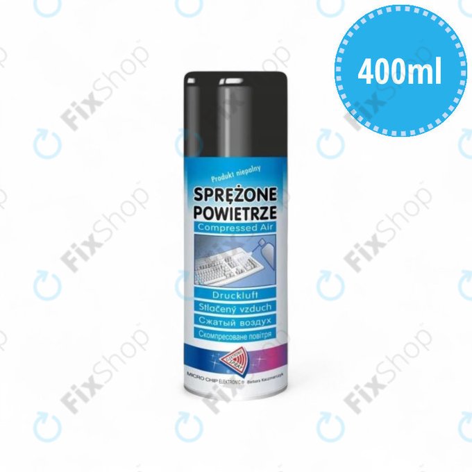 Sűrített levegő, nem gyúlékony, 400 ml, spray