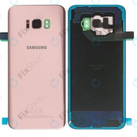 Samsung Galaxy S8 Plus G955F - Akkumulátor Fedőlap (Rose Pink) - GH82-14015E Genuine Service Pack