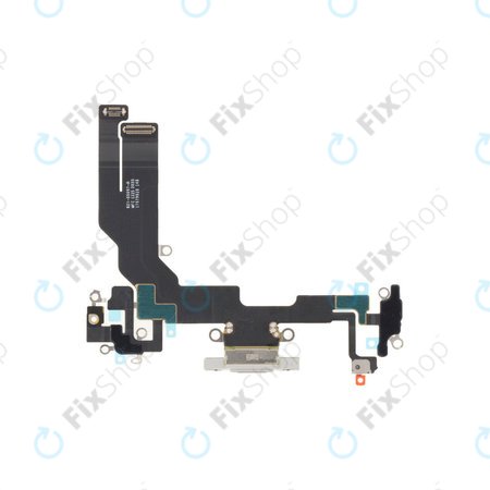 Apple iPhone 16e - Töltő Csatlakozó + Flex Kábel (White)