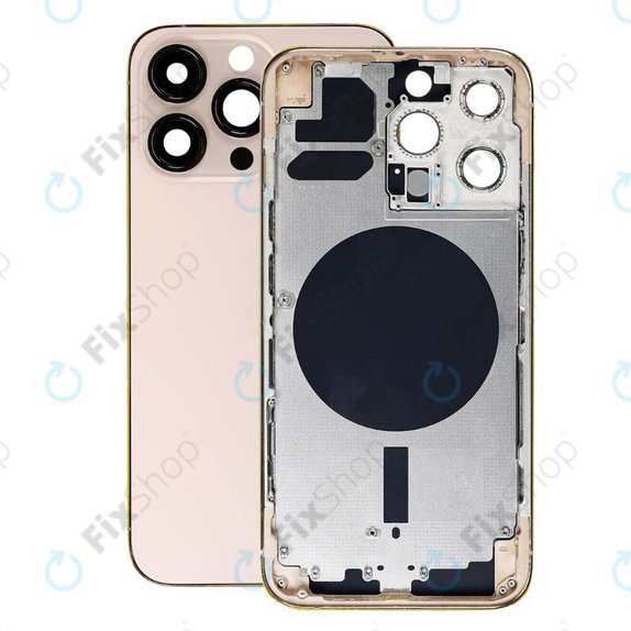 Apple iPhone 13 Pro - Hátsó Ház (Gold)