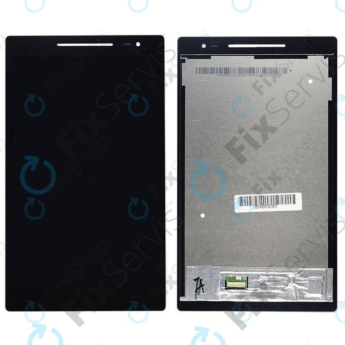 Asus ZenPad 8 Z380C, Z7380CX - LCD Kijelző + Érintőüveg + Keret (Fekete)