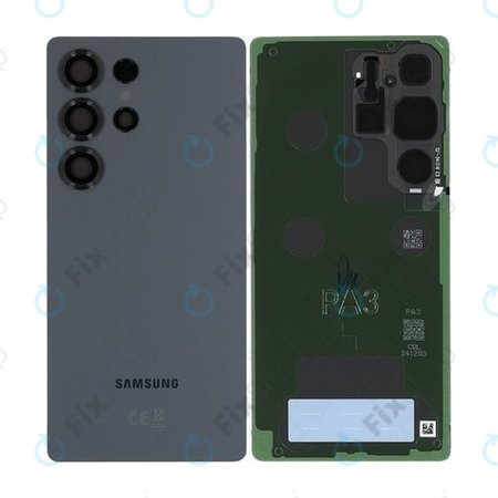 Samsung Galaxy S25 Ultra - Akkumulátor Fedőlap (Titanium Jetblack) - GH82-36353G Genuine Service Pack