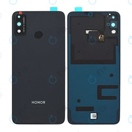 Huawei Honor 9X Lite - Akkumulátor Fedőlap (Midnight Black) - 02353QJU Genuine Service Pack