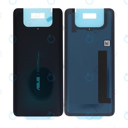 Asus Zenfone 7 ZS670KS - Akkumulátor Fedőlap (Aurora Black) - 13AI0021AG0101, 13AI0021AG0301 Genuine Service Pack