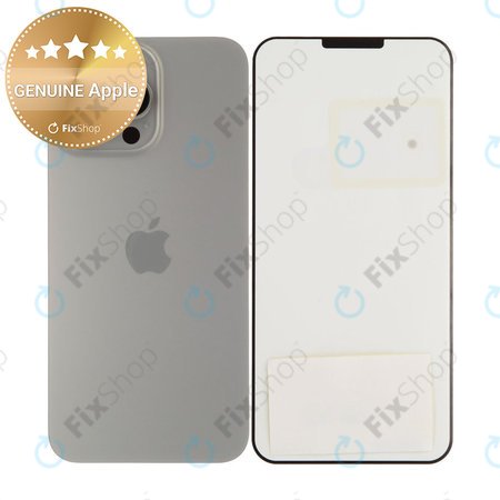 Hátsó Ház Üveg | iPhone 15 Pro Max | Natural Titanium | 661-36909 | Genuine Apple