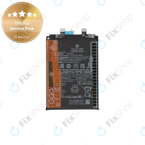 Xiaomi Redmi Note 11 Pro 4G, 11 Pro 5G - Akkumulátor BN5E 5000mAh - 46020000A2LM Genuine Service Pack