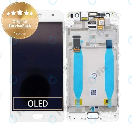 Asus Zenfone 4 Selfie ZD553KL - LCD Kijelző + Érintőüveg + Keret (White) - 90AX00L2-R20010 Genuine Service Pack