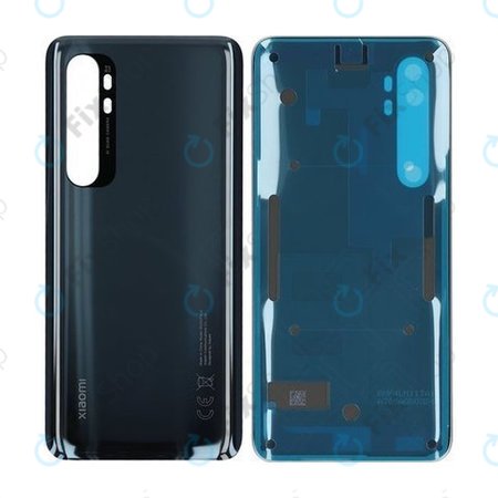 Xiaomi Mi Note 10 Lite - Akkumulátor Fedőlap (Midnight Black) - 550500006O1L, 550500006P4J Genuine Service Pack