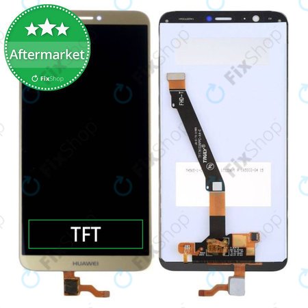 Huawei P smart - LCD Kijelző + Érintőüveg (Gold) TFT