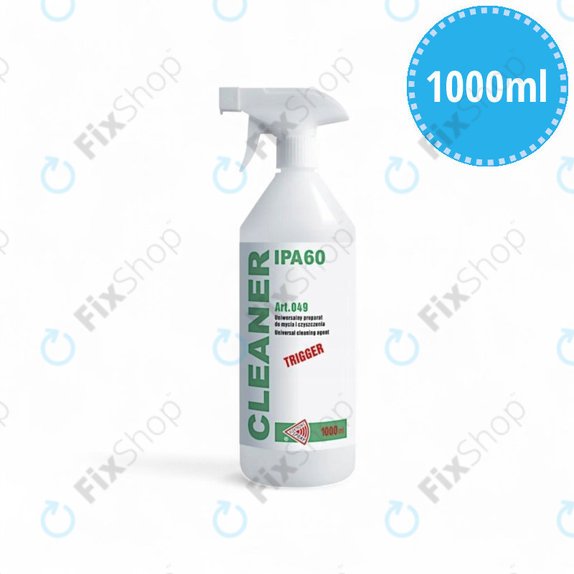 Izopropanol 60%, 1000 ml, szórófejes, Cleanser IPA