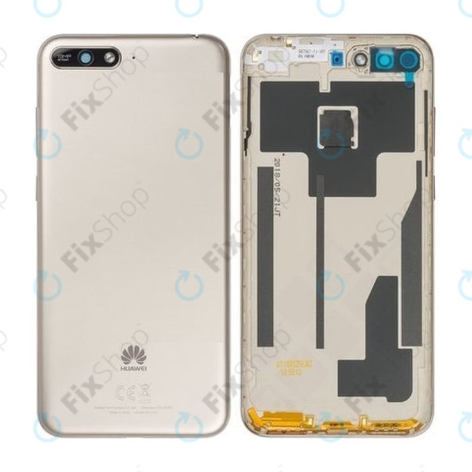 Huawei Y6 (2018) - Akkumulátor fedőlap (Gold) - 97070TXW Genuine Service Pack