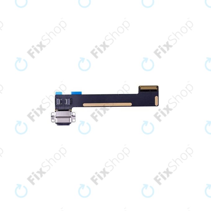 Apple iPad Mini 4, Mini 5 - Töltő Csatlakozó + Flex Kábelek (Black)