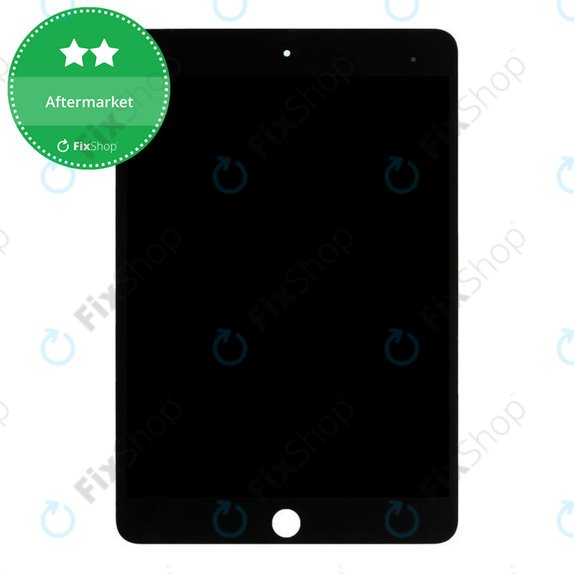 LCD Kijelző iPad Mini 4, Black, Érintőüveg keret nélkül