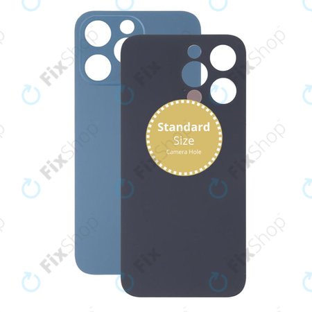 Apple iPhone 13 Pro - Hátsó Ház Üveg (Blue)