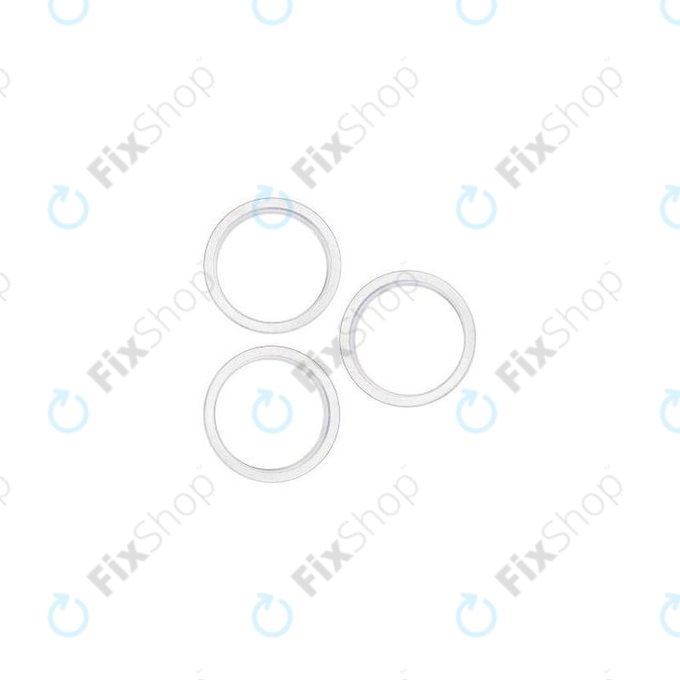 Apple iPhone 14 Pro, 14 Pro Max - Hátsó Kamera Csúszkája (Silver) - 3db