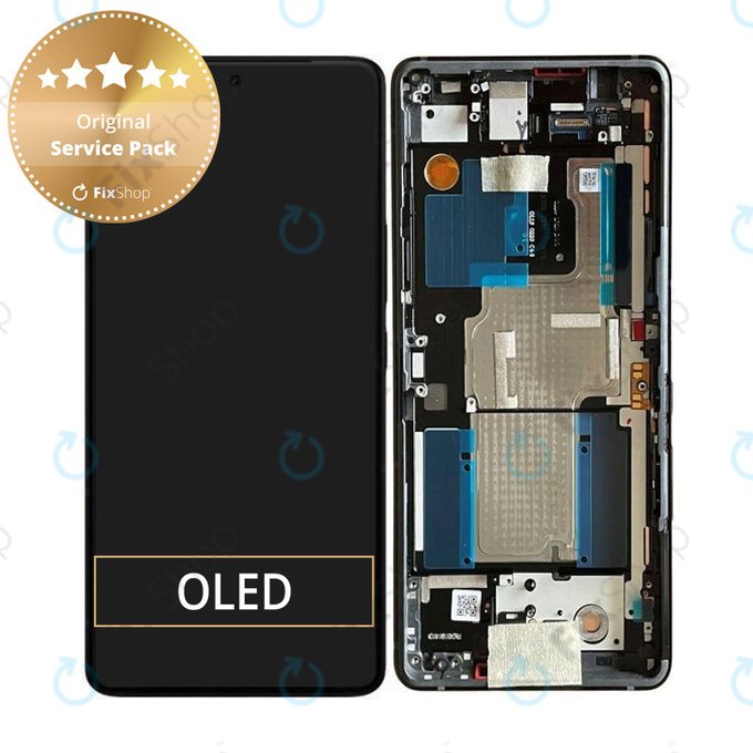 Asus Zenfone 11 Ultra - LCD Kijelző + Érintőüveg + Keret - B90AI00N1-R20010 Genuine Service Pack