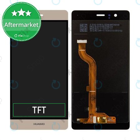 Huawei P9 - LCD Kijelző + Érintőüveg (Gold) TFT