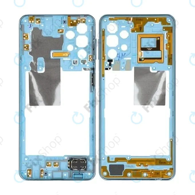 Samsung Galaxy A32 5G A326B - Középső Keret (Awesome Blue) - GH97-25939C Genuine Service Pack