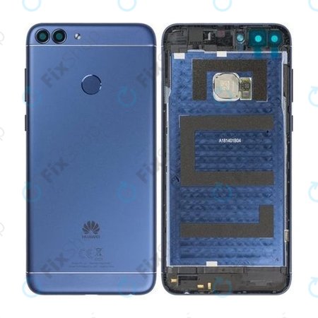 Huawei P Smart FIG-L31 - Akkumulátor Fedőlap + Ujjlenyomat Érzékelő (Blue) - 02351TED, 02351SUS Genuine Service Pack