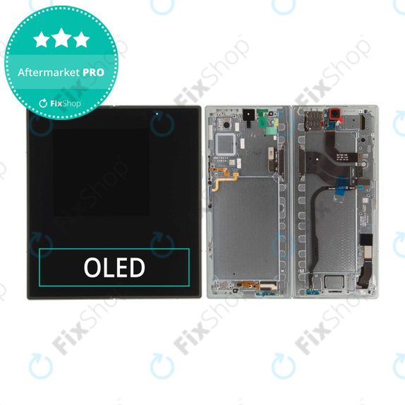 Samsung Galaxy Z Fold 7 F966B - LCD Kijelző + Érintőüveg + Keret (Mint) OLED