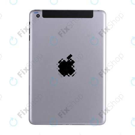 Apple iPad Mini 3 - hátsó Housing 4G Változat (Space Gray)