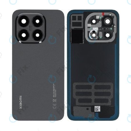 Akkumulátor fedél Xiaomi 15T 5G, Black, 5600090O12A00, Genuine Service Pack