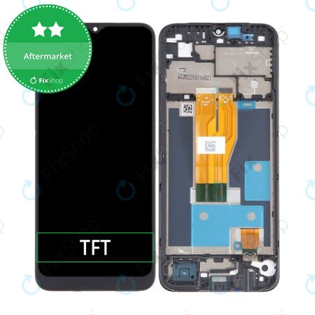 Realme C30 RMX3581 - LCD Kijelző + Érintőüveg + Keret (Lake Blue) TFT