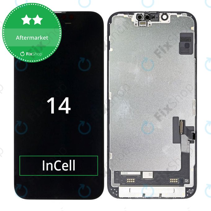 Apple iPhone 14 - LCD Kijelző + Érintőüveg + Keret InCell HD+