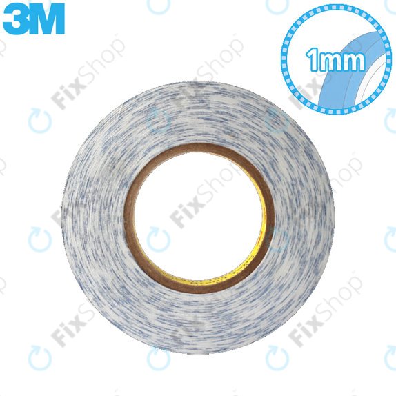 3M - Kétoldalú Ragasztó Szalag - 1mm x 50m (Átlátszó)