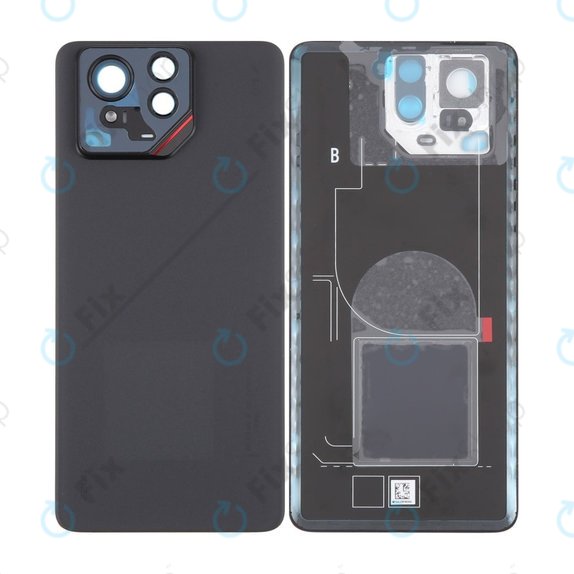 Asus ROG Phone 9 Pro AI2501 - Akkumulátor Fedőlap Komplett (Phantom Black)