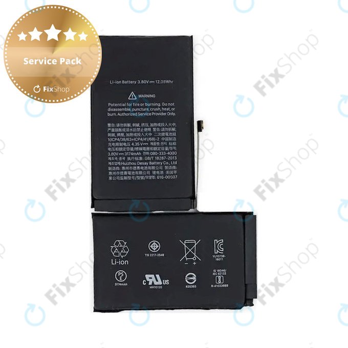 Apple iPhone XS Max - Akkumulátor 3174mAh Service Pack