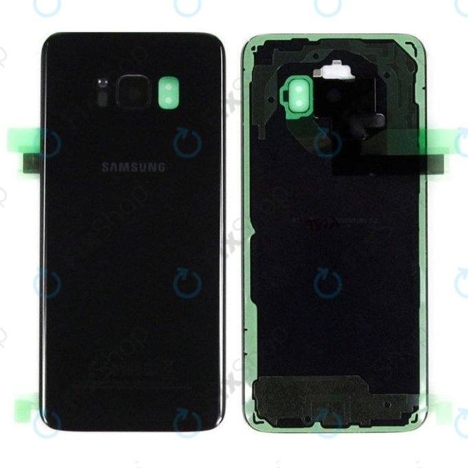 Samsung Galaxy S8 G950F - Akkumulátor Fedőlap (Midnight Black) - GH82-13962A Genuine Service Pack