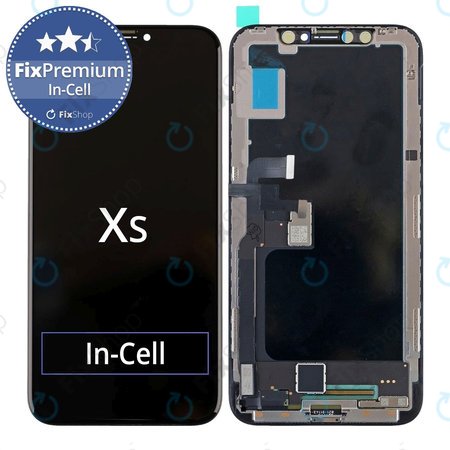 Apple iPhone XS - LCD Kijelző + Érintőüveg + Keret In-Cell FixPremium