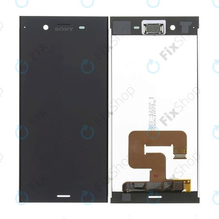 Sony Xperia XZ1 G8341 - LCD Kijelző + Érintőüveg (Fekete) - 1309-6778