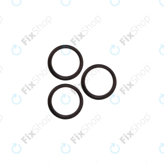 Apple iPhone 12 Pro - Hatsó Kamera Lencse Keret (Graphite) - 3db