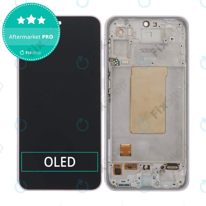 Samsung Galaxy A36 A366E - LCD Kijelző + Érintőüveg + Keret (Awesome Lavender) OLED