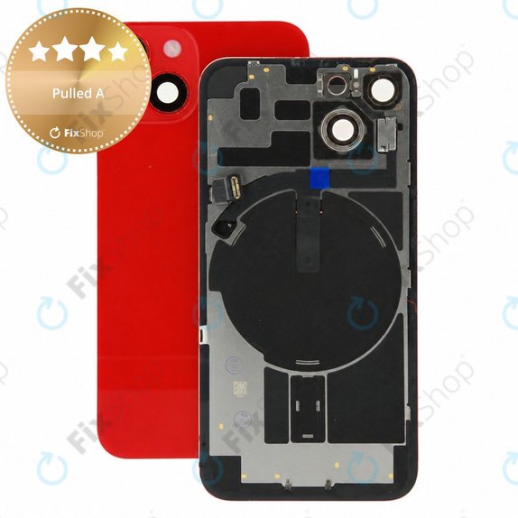 Hátsó ház üveg iPhone 14 készülékhez, (PRODUCT)RED, Pulled A