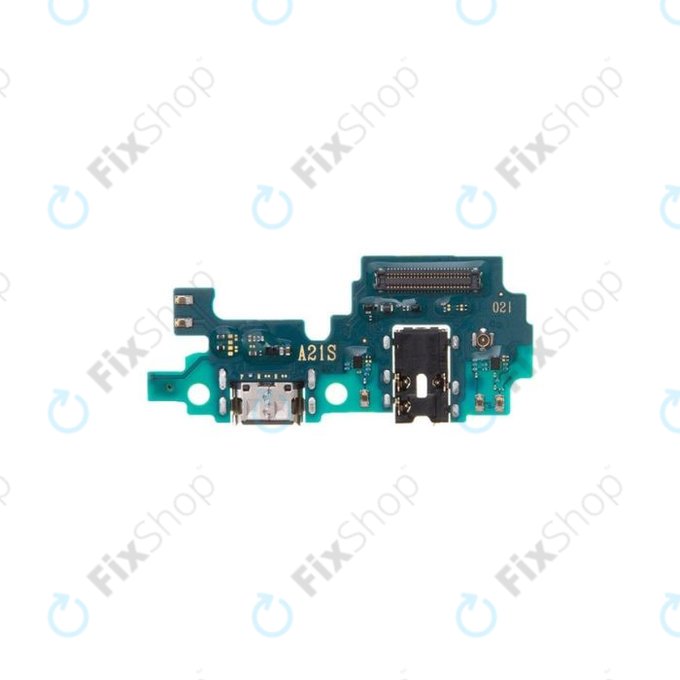 Samsung Galaxy A21s A217F - Töltő Csatlakozó + PCB Alaplap - GH96-13452A Genuine Service Pack