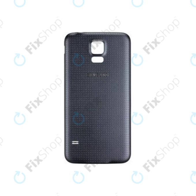 Samsung Galaxy S5 G900F - Akkumulátor Fedőlap (Charcoal Black)