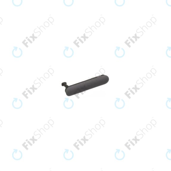 Sony Xperia Z3 D6603 - Töltő Csatlakozó Fedőlap (Black) - 1282-1777 Genuine Service Pack