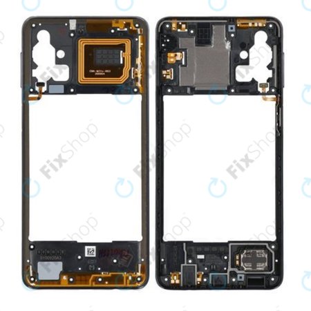Samsung Galaxy M31s M317F - Középső Keret (Mirage Black) - GH97-25062A Genuine Service Pack