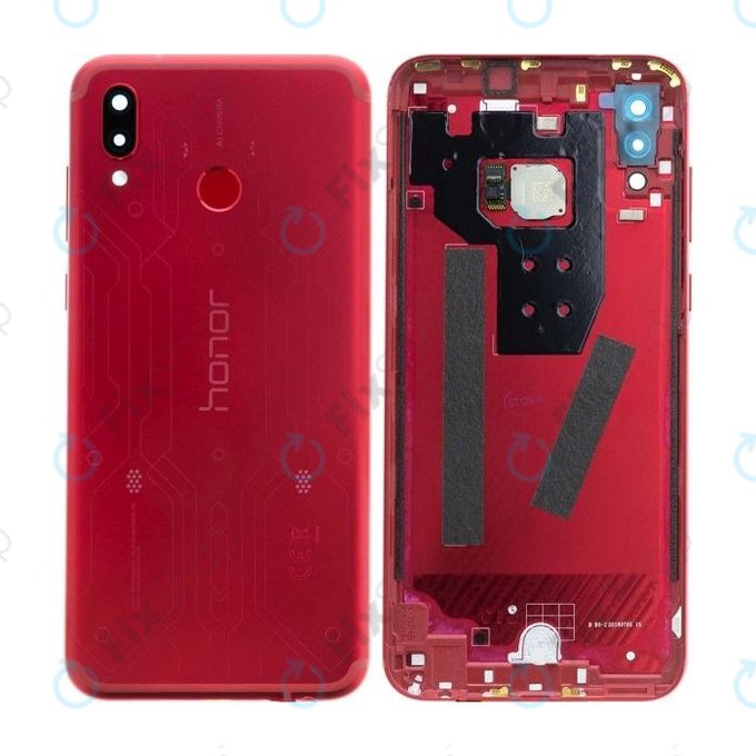 Huawei Honor Play - Akkumulátor fedőlap (Red) - 02352DMG Genuine Service Pack