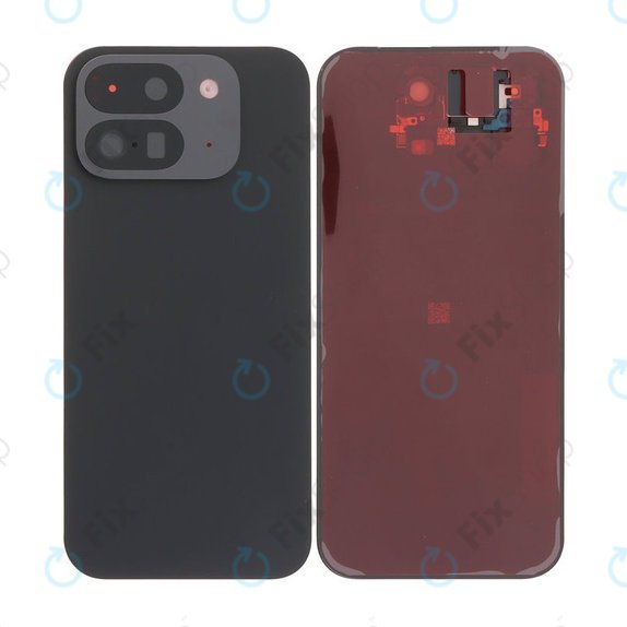 Google Pixel 9 Pro Fold - Akkumulátor Fedőlap Komplett (Obsidian)