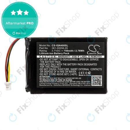 Akkumulátor Garmin Nüvi 40, 750mAh, Li-Ion, 3.7V, 361-00056-05, HQ
