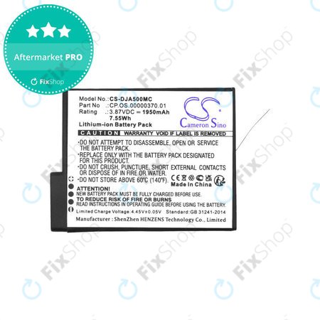 Akkumulátor DJI Osmo Action 5, 1950mAh, Li-Ion, 3.87V, CP.OS.00000370.01, HQ