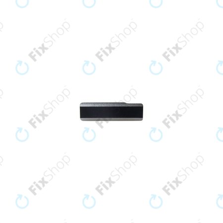 Sony Xperia Z1 L39H - Töltő Csatlakozó Fedele (Black) - 1272-0117 Genuine Service Pack